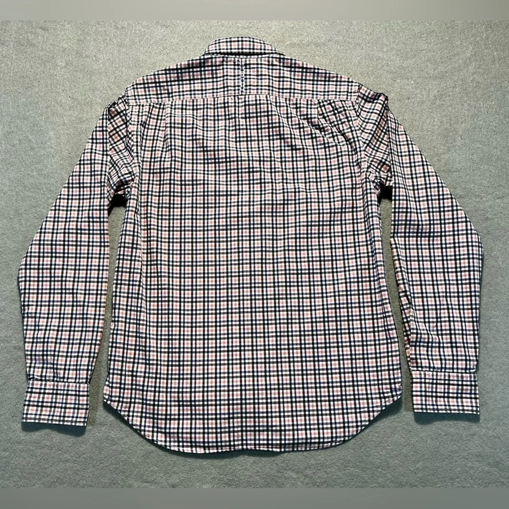 Banana Republic Camden Fit Shirt Men’s Small Check Button Up Long Sleeve